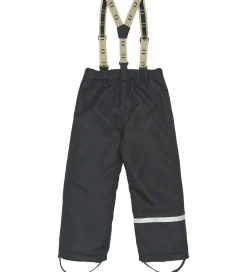 Skibukser|Mikk-Line Skibukser m. Seler - Recycled - Sort