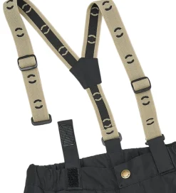 Skibukser|Mikk-Line Skibukser m. Seler - Recycled - Sort