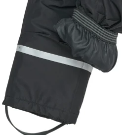 Skibukser|Mikk-Line Skibukser m. Seler - Recycled - Sort