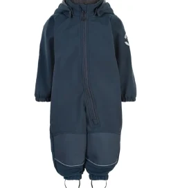 Softshell|Mikk-Line Softshelldragt m. Fleece - Recycled - Blue Nights