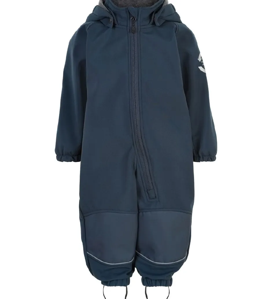 Softshell|Mikk-Line Softshelldragt m. Fleece - Recycled - Blue Nights