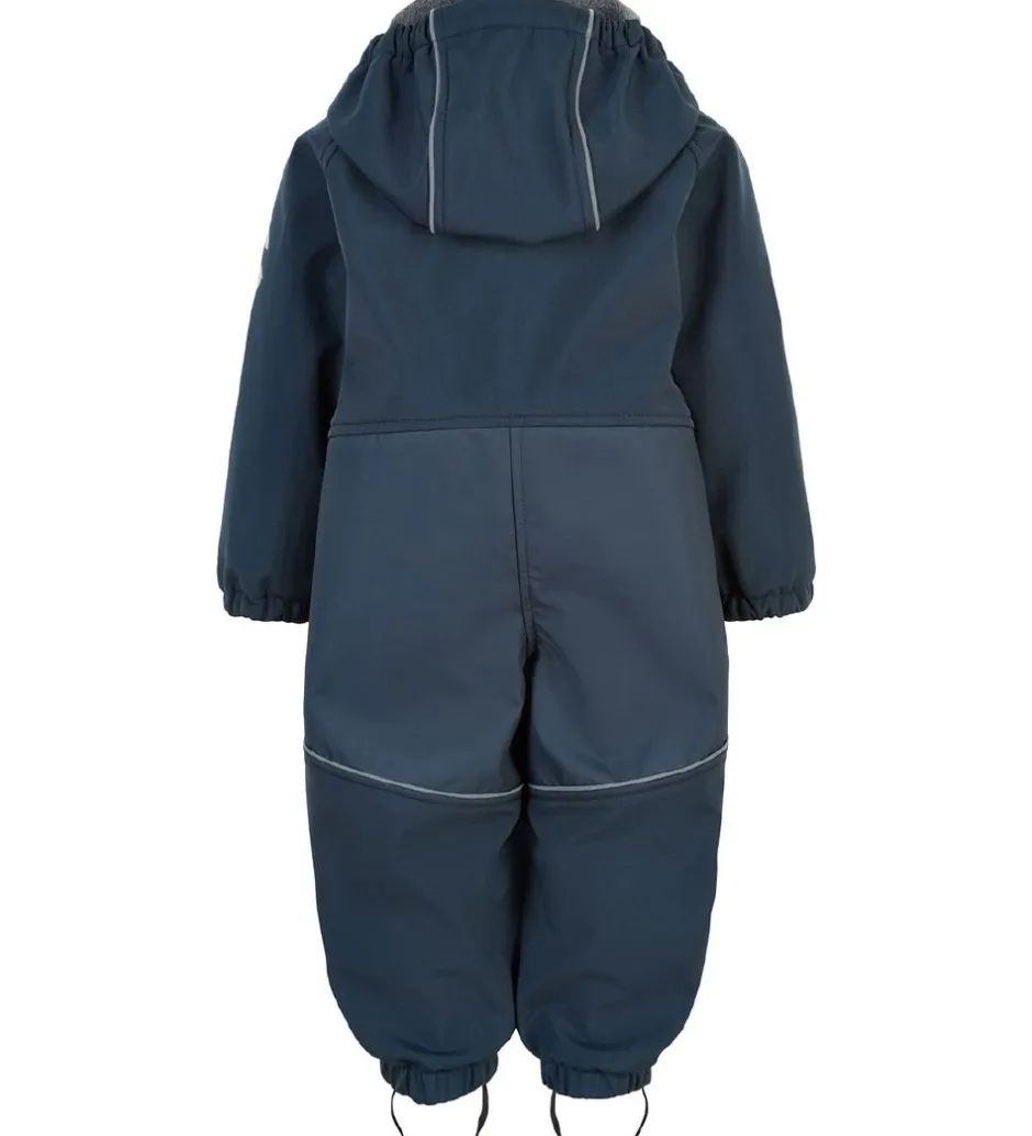 Softshell|Mikk-Line Softshelldragt m. Fleece - Recycled - Blue Nights