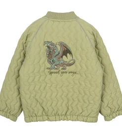 Sommerjakker|Mikk-Line Sommerjakke - Gray Green m. Drage