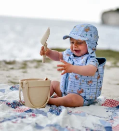 Badetøj|Mikk-Line Svømmevest - Faded Denim