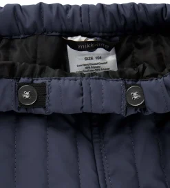 Termotøj|Mikk-Line Termobukser - Duvet - Coated - Blue Nights