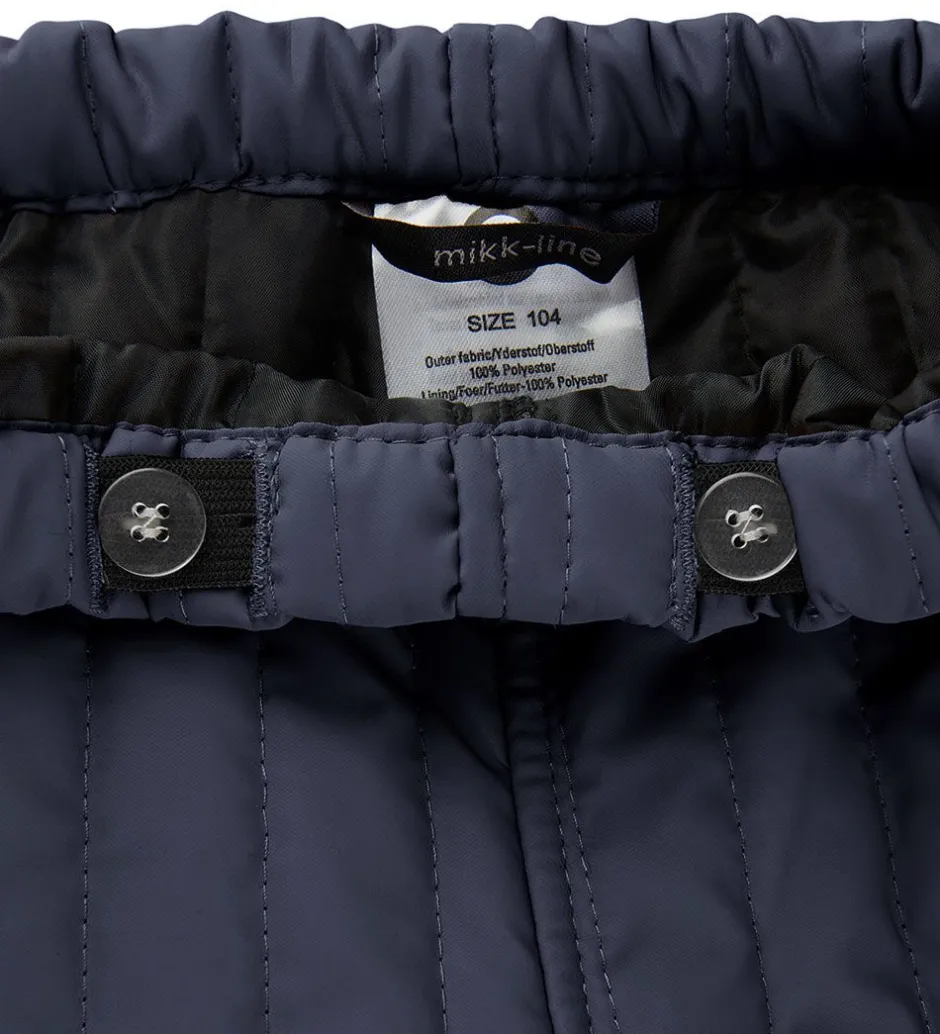 Termotøj|Mikk-Line Termobukser - Duvet - Coated - Blue Nights
