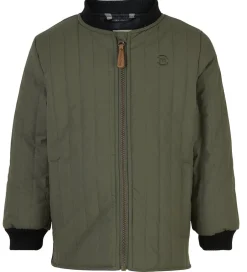 Termotøj|Mikk-Line Termojakke - Duvet - Dusty Olive