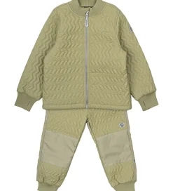 Termotøj|Mikk-Line Termotøj - Duvet - Coated - Gray Green