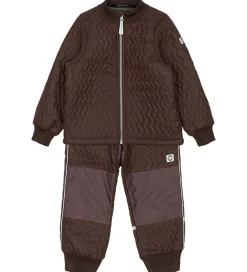 Termotøj|Mikk-Line Termotøj m. Fleece - Duvet - Coated - French Roast