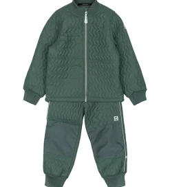 Termotøj|Mikk-Line Termotøj m. Fleece - Duvet - Coated - Balsam Green