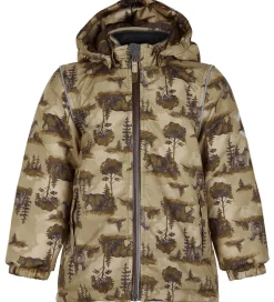 Vinterjakker|Mikk-Line Vinterjakke - Recycled - Kelp m. Print