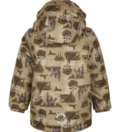 Vinterjakker|Mikk-Line Vinterjakke - Recycled - Kelp m. Print