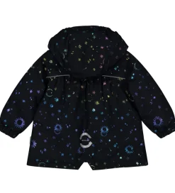 Vinterjakker|Mikk-Line Vinterjakke - Recycled - Dark Navy m. Print