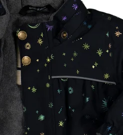 Vinterjakker|Mikk-Line Vinterjakke - Recycled - Dark Navy m. Print