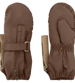 Handsker Og Luffer|Mini A Ture Luffer - MatCesar Fleece - Chestnut Brown m. Lynlås