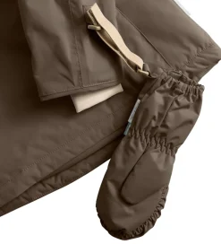 Handsker Og Luffer|Mini A Ture Luffer - MatCesar Fleece - Tarmac Green m. Lynlås