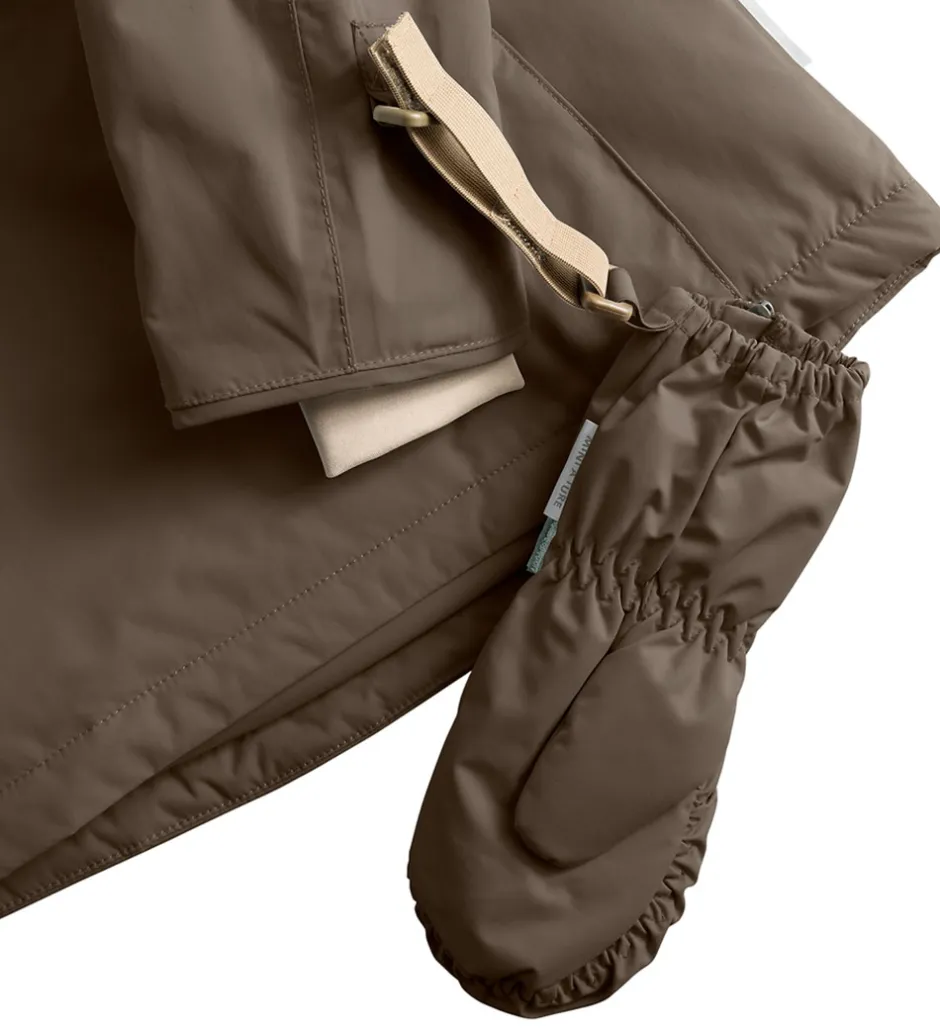 Handsker Og Luffer|Mini A Ture Luffer - MatCesar Fleece - Tarmac Green m. Lynlås