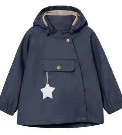 Regntøj|Mini A Ture Regntøj m. Seler - PU - MatWainis - Ombre Blue