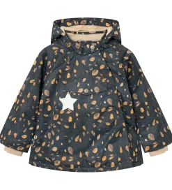 Vinterjakker|Mini A Ture Vinterjakke - MatWang Fleece - Falling Leaves