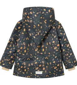 Vinterjakker|Mini A Ture Vinterjakke - MatWang Fleece - Falling Leaves