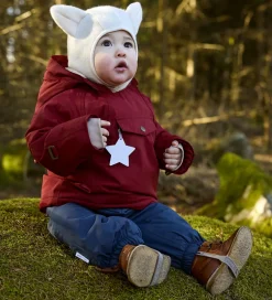 Vinterjakker|Mini A Ture Vinterjakke - MatWang Fleece - Red Merlot