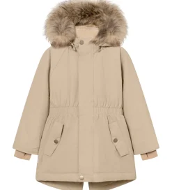Vinterjakker|Mini A Ture Vinterjakke - MatVikania Fleece/Fur - Savannah Tan