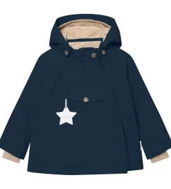 Vinterjakker|Mini A Ture Vinterjakke - MatWang Fleece - Outer Space
