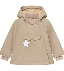 Vinterjakker|Mini A Ture Vinterjakke - Wang Fleece - Savannah Tan