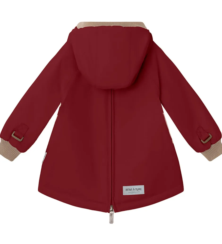 Vinterjakker|Mini A Ture Vinterjakke - Babywen Fleece - Red Marlot