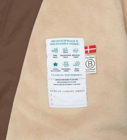 Vinterjakker|Mini A Ture Vinterjakke - MatWang Fleece - Chestnut Brown