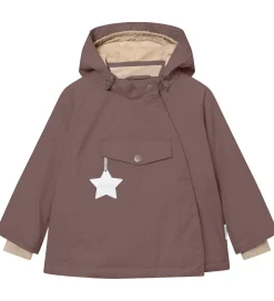 Vinterjakker|Mini A Ture Vinterjakke - MatWang Fleece - Peppercorn plum