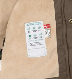 Vinterjakker|Mini A Ture Vinterjakke - MatWally Fleece - Tarmac green