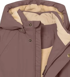 Vinterjakker|Mini A Ture Vinterjakke - MatVikania Fleece - Peppercorn Plum