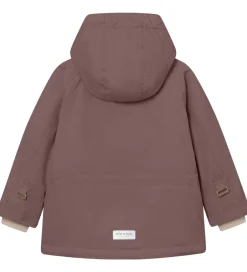 Vinterjakker|Mini A Ture Vinterjakke - MatWally Fleece - Peppercorn Plum