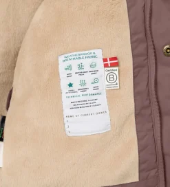 Vinterjakker|Mini A Ture Vinterjakke - MatWally Fleece - Peppercorn Plum