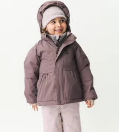 Vinterjakker|Mini A Ture Vinterjakke - MatBriddine Fleece - Peppercorn Plum