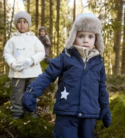 Vinterjakker|Mini A Ture Vinterjakke - MatWally Fleece - Outer Space
