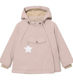 Vinterjakker|Mini A Ture Vinterjakke - MatWang Fleece - Cloudy Rose