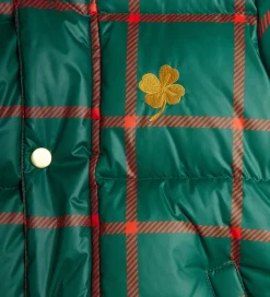 Overgangsjakker|Mini Rodini Dynejakke - Plaid - Grøn/Rødternet