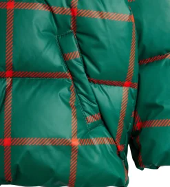 Overgangsjakker|Mini Rodini Dynejakke - Plaid - Grøn/Rødternet
