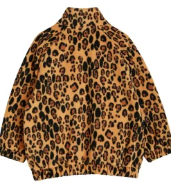 Fleece|Mini Rodini Fleecejakke - Leopard - Beige