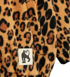 Fleece|Mini Rodini Fleecejakke - Leopard - Beige