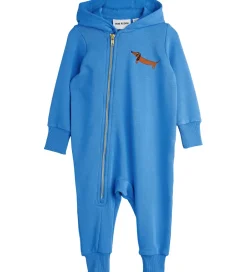 Heldragter|Mini Rodini Heldragt - Dog - Baby Onesie - Blå