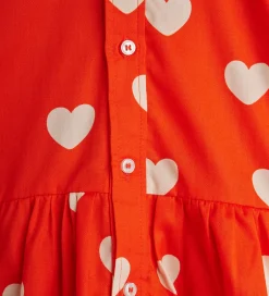 Kjoler|Mini Rodini Kjole - Hearts - Rød