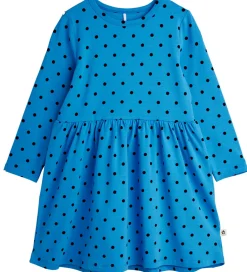 Kjoler|Mini Rodini Kjole - Polka Dots - Blå