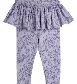 Leggings|Mini Rodini Leggings - Leopard - AOP - Purple