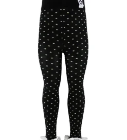 Leggings|Mini Rodini Leggings - Polka Dot Lace - Sort