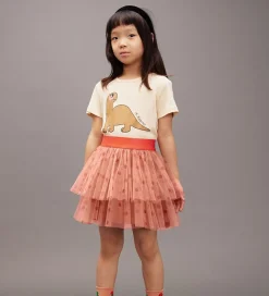 Nederdele|Mini Rodini Nederdel - Tyl - Pink m. Prikker