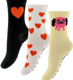 Unisex-Tøj|Strømper|Mini Rodini Strømper - 3-pak - Doggie - Multi