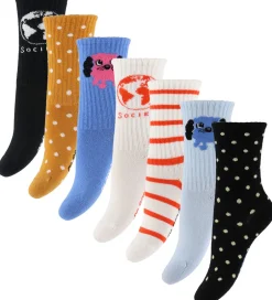 Unisex-Tøj|Strømper|Mini Rodini Strømper - 7-pak - Doggie - Multi